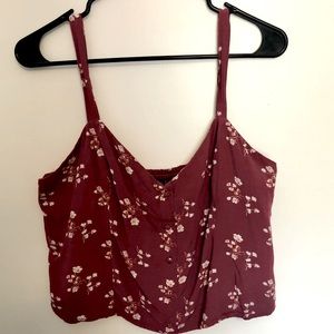 Abercrombie & Fitch Maroon tank top